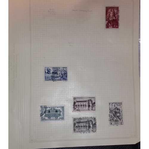 598 - 4 Pages Of French Stamps