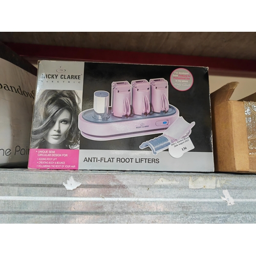 136 - Nicky Clark Hair Anti Flat Root Lifters Boxed