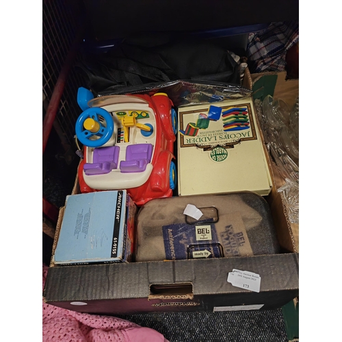 173 - Box Of Treasures, Toys Etc