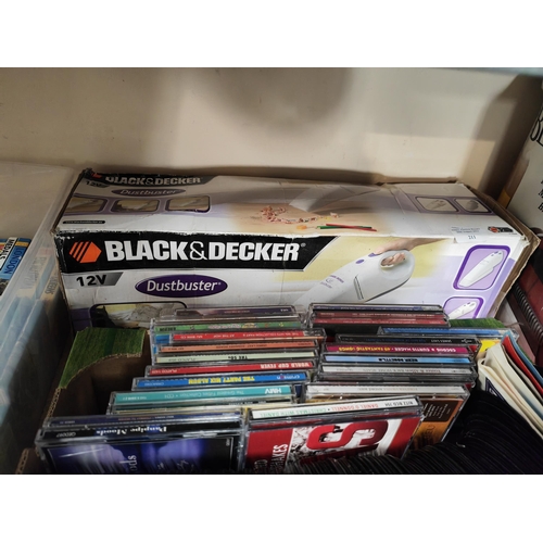 210 - Box Of Vintage Records And Dvd'S