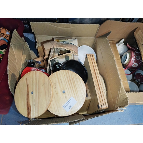 255 - Box Of Kitchen Ware