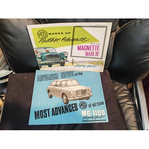 260 - Pair Of 1960'S Mg Motor Show Brochures