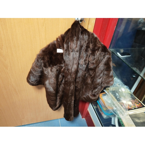 28 - 2 Fur Stoles/Shoulder Wraps