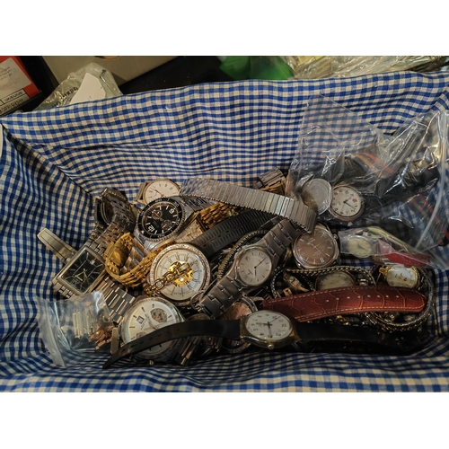 289 - Basket Of Watches (Spares And Repair)