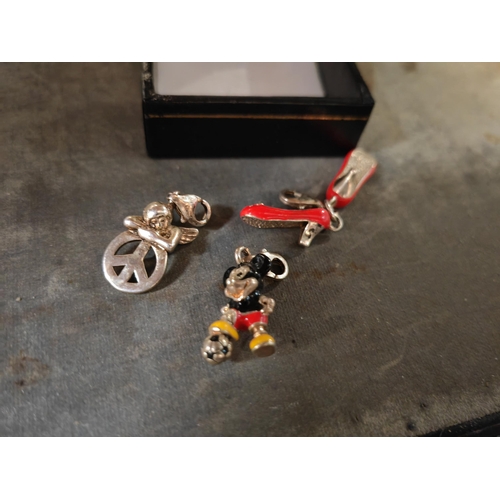 355 - 3 Charms Including Mickey Mouse