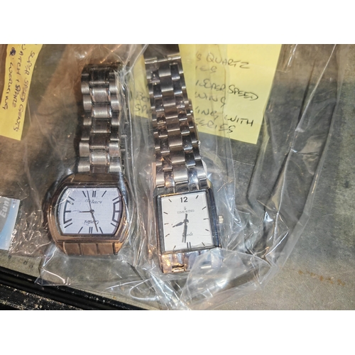 371 - 2 Quartz Mens Watches, 1 Cardini Super Speed And Other Time Wing Both Working With Spare Batteries