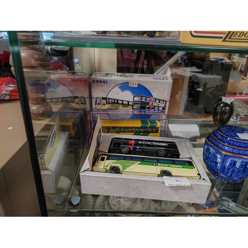 411 - 2 Corgi Diecast Buses Ltd Edition Both With Boxes