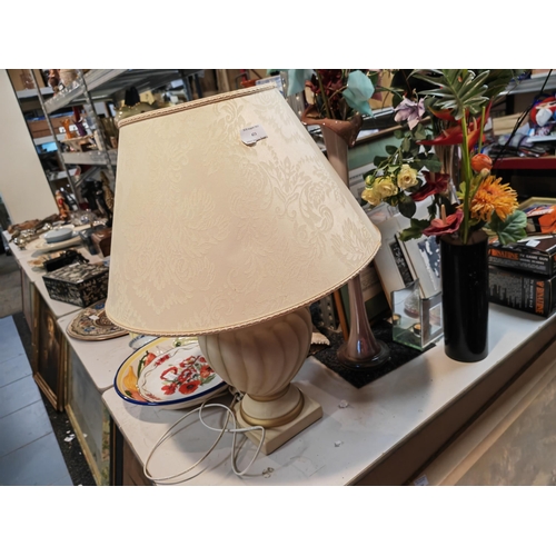 421 - Large Ceramic Lamp With Shade