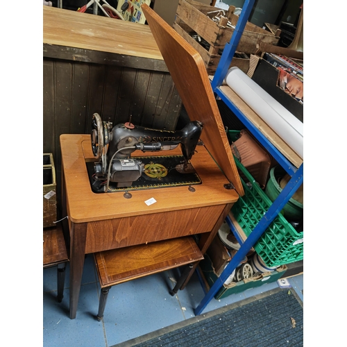 95 - Singer Sewing Machine Cupboard