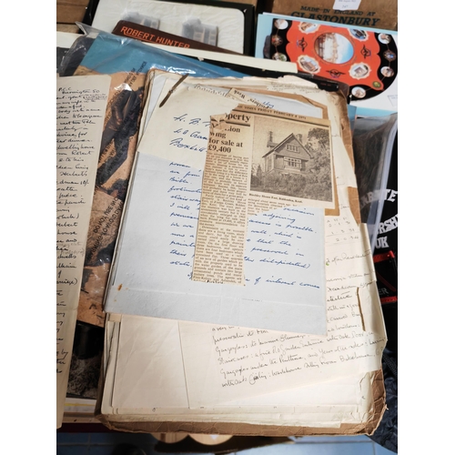 234 - Hand Written Notes & Research On Birchley House Biddenden & The Randolphs