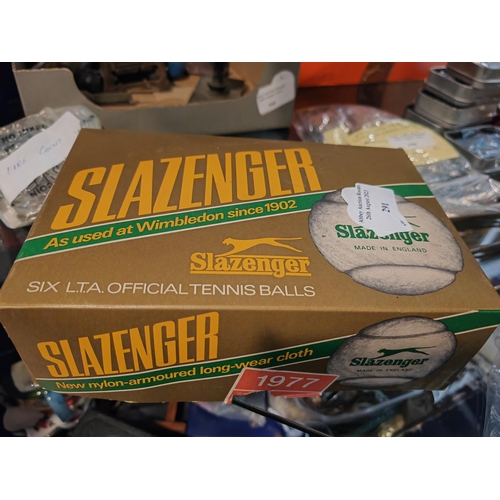 291 - Box Of 1977 Slazenger Tennis Balls