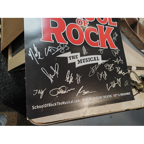 484 - School Of Rock Poster With Signatures