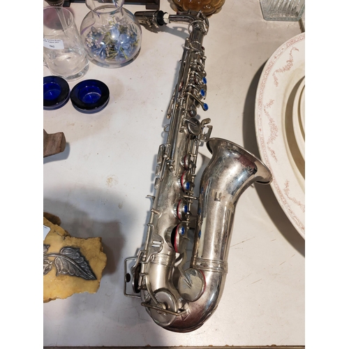 505 - Chromed Saxaphone