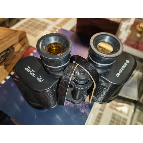 284 - Pair Of Russian Binoculars In Case