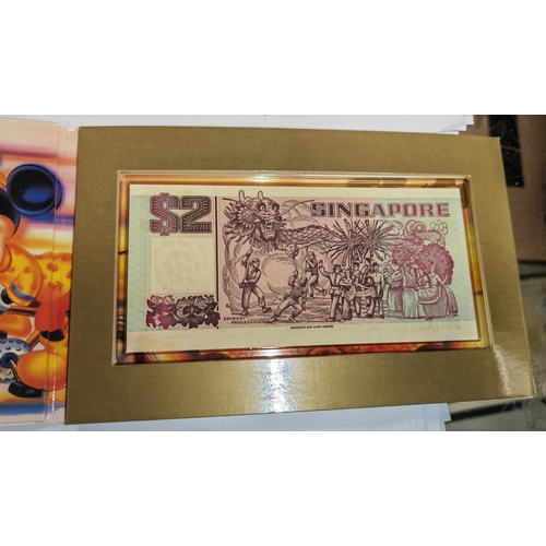 380 - Singapore Mickey & Minnie Disney Coin In Presentation Pack