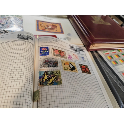 533 - 2 Stamp Albums Plus New Stock Book