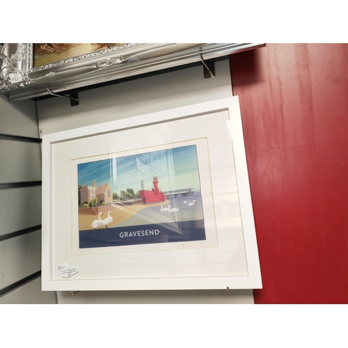 127 - Small Framed Print Of Gravesend