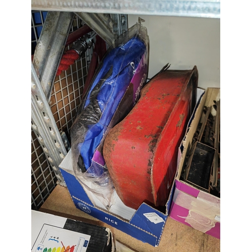 147 - Car Seat Covers And A Petrol Can