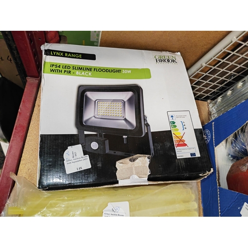148 - As New Led Floodlight With Pir