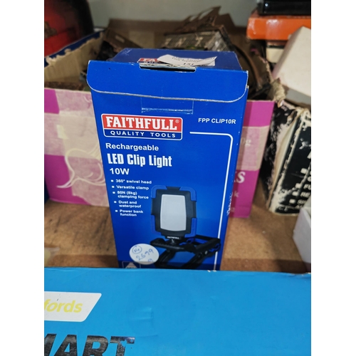 151 - As New Faithful Rechargeable Led Clip Light