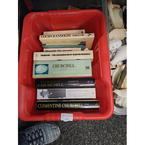 177 - Box Of Churchill Books