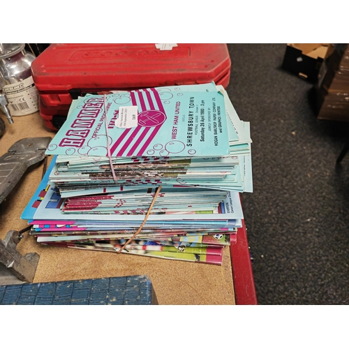 169 - Job Lot Of West Ham Football Programmes