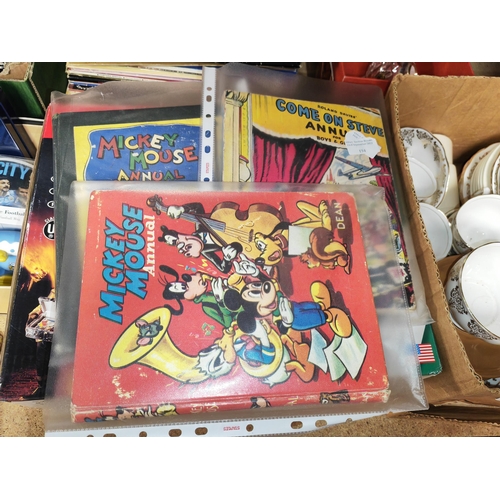 194 - Selection Of Mickey Mouse Annuals Etc