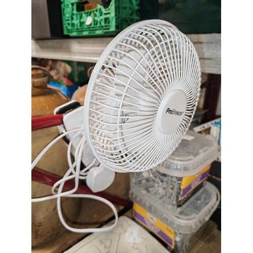197 - Small Attachable Electric Fan