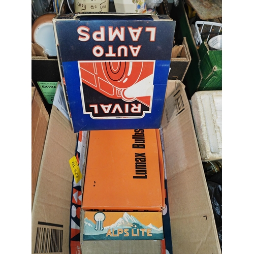 202 - 3 Vintage Car Light Bulbs Boxed