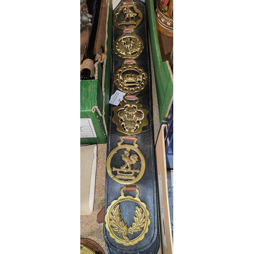 207 - 2 Belts Of Horse Brasses