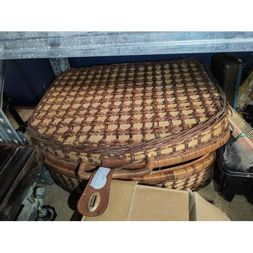 233 - Picnic Basket With Contents