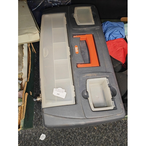 215 - Tool Box Of Mixed Items