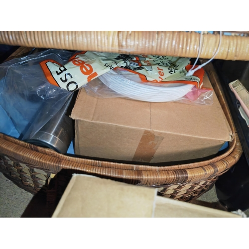 233 - Picnic Basket With Contents