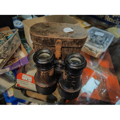 292a - Vintage Pair Of Military Binoculars