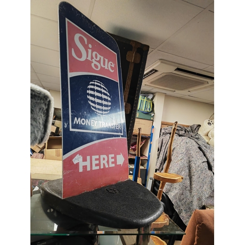 66 - Pavement Money Transfer Sign