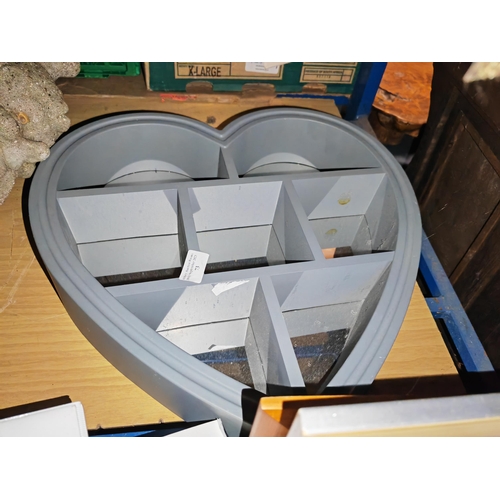 73 - Plastic Half Shaped Wall Cabinet