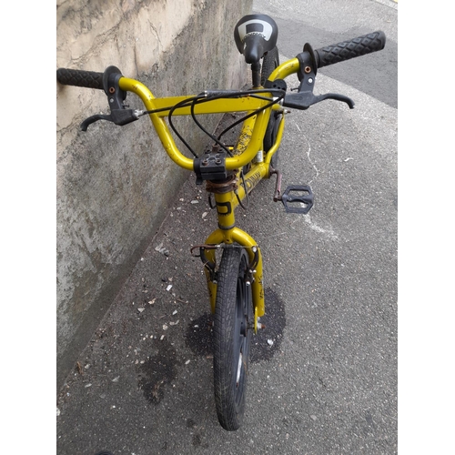 32 - Bmx Donnay Yellow Childs Bike