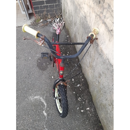 36 - Inferno Red Boys Push Bike