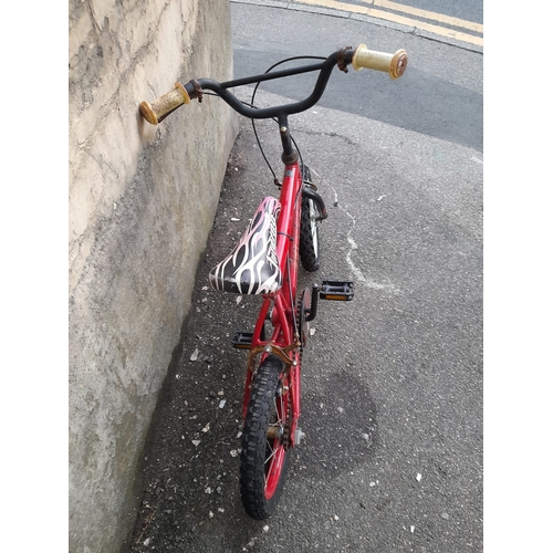 36 - Inferno Red Boys Push Bike