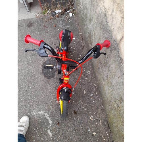 47 - Childs Red Fire Rescue Bike