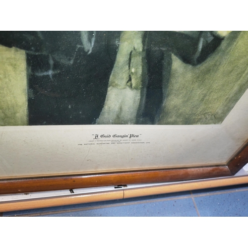 115 - Large Framed Print Of A Judge Called A Quid Hanging Plea