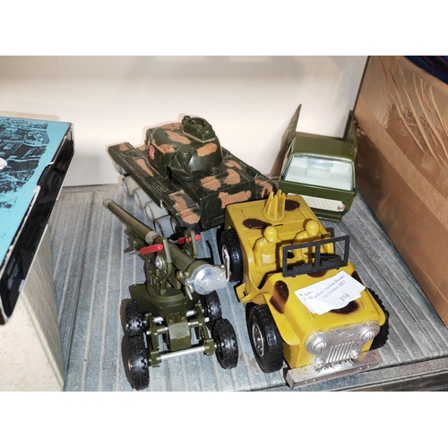 194 - Selection Of Toy Army Vehicles