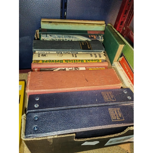 253 - Box Of Old Motoring & Motor Racing Car Books