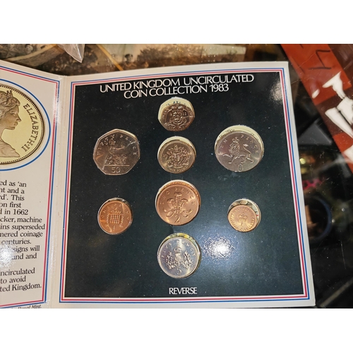 305 - 1983 Uncirculated Set Of Coins In Case