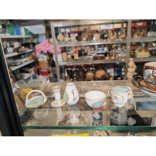 309 - Selection Of Miniature Spode China Possibly Dolls House Plus A Oriental Cup And Saucer