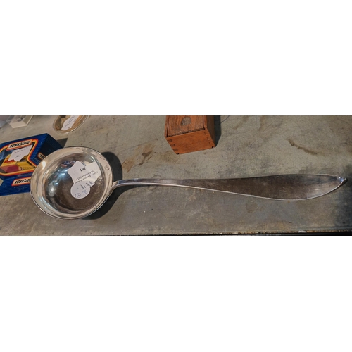 361 - Large French Silver Ladle Dated 1809? Approx. 164Gms