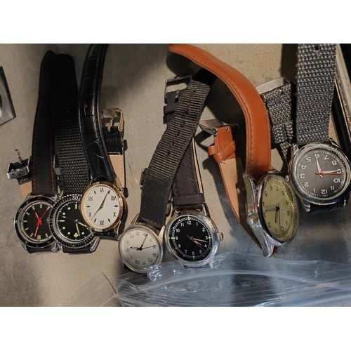 392 - 7 Copy Military Watches All Need Batteries