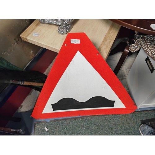 43 - Humps In The Road, Road Sign