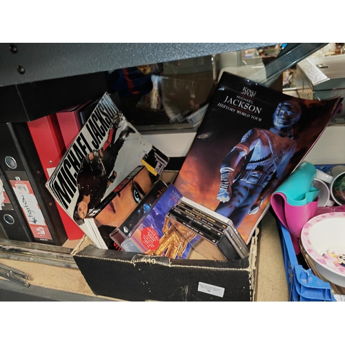 70 - Box Of Michael Jackson Memorabilia