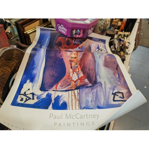 11 - Paul Mccartney Book And Original Poster